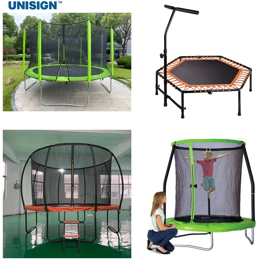 Popular Round Outdoor Trampoline Mini Kids Jumping Trampoline Backyard Trampoline 12FT