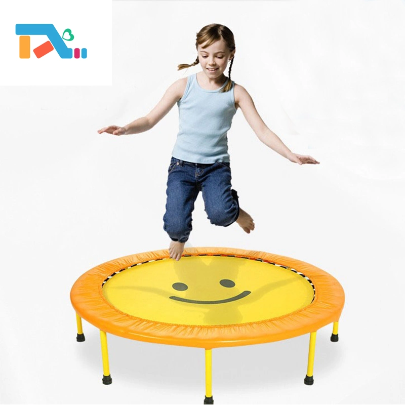 New Design Indoor Fitness Kids Safety Square Jumping Mini Trampoline